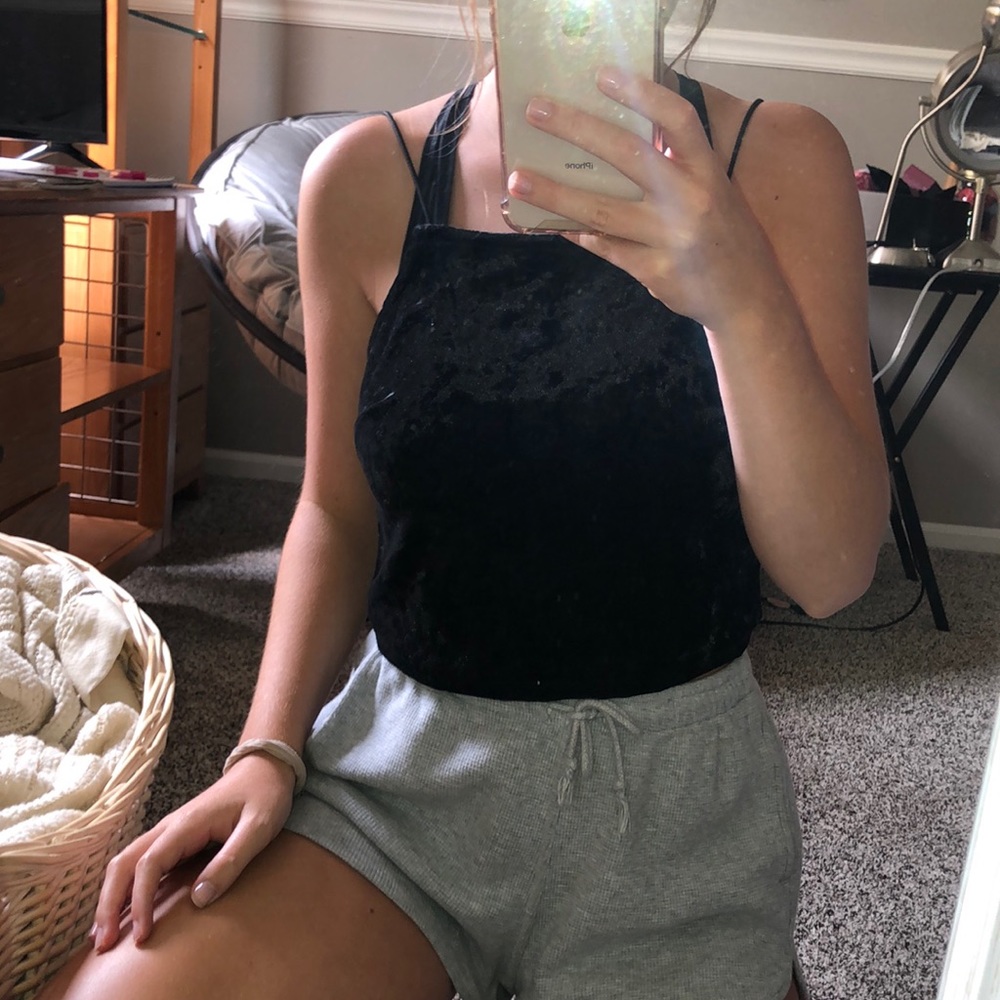 Black Velvet tank top